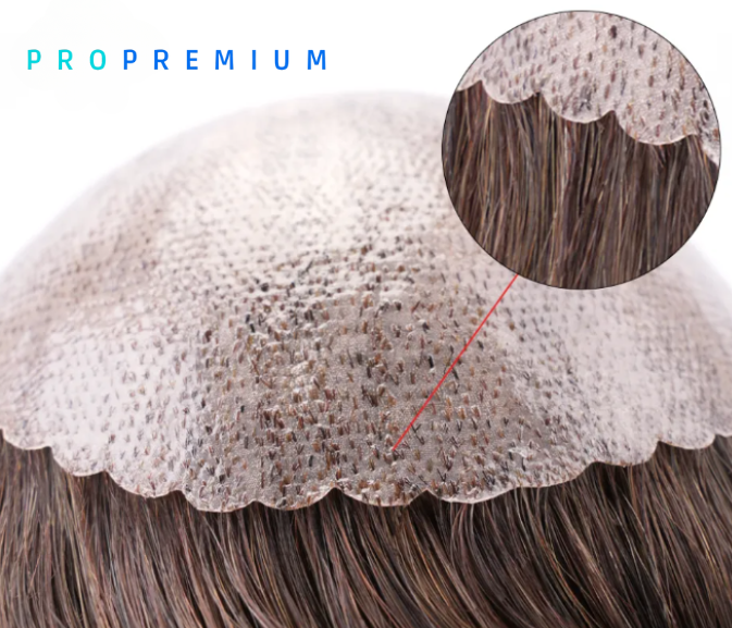 Prótese capilar PRO PREMIUM em micropele 0.1 mm